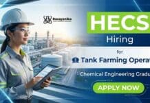 Chemical Engineering Jobs at HECS | Tank Farming Operator Opportunity Explore Chemical Engineering Jobs at HECS Careers and apply for the Tank Farming Operator opportunity in Chennai.