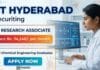 IIT Recruitment announces Research Associate Jobs for candidates interested in Chemical Engineering Research under a DRDO-sponsored project.