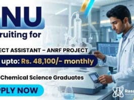 Project Assistant Jobs at JNU Recruitment for candidates interested in Chemistry Research environmental science and analytical studies