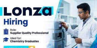 Lonza Careers announces Quality Assurance Jobs for professionals seeking Chemistry Jobs in supplier quality management.