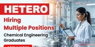 Chemical Engineering Jobs at Hetero | Multiple Positions Open Hetero Careers announces Multiple Positions for professionals seeking Chemical Engineering Jobs in Hyderabad.