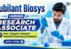 Jubilant Careers announces Research Associate Jobs for professionals seeking MSc Chemistry Jobs in pharmaceutical discovery research.