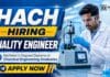 Hach Careers announces a Quality Engineer Job in Bangalore for professionals seeking a rewarding Chemical Engineering Job opportunity.