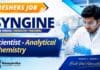 Chemistry Freshers Job at Syngene – Scientist Analytical Chemistry recruitment under Syngene careers for M.Sc and B.Sc students