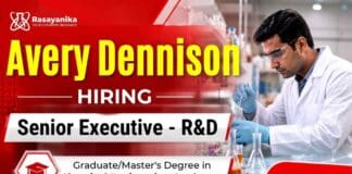 Chemical Engineering Job at Avery Dennison | Executive Job Opportunity in Pune Avery Dennison Careers announces an Executive Job opportunity for professionals seeking a Chemical Engineering Job in Pune.