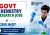Govt Chemistry Research Job at CSIR IHBT | Project Associate Roles CSIR IHBT Recruitment: Govt Chemistry Jobs | Project Associate Roles