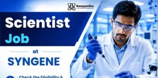 MSc Chemistry Job at Syngene | Scientist Job