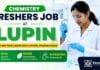 Chemistry Freshers Job at Lupin Careers for Chemistry Jobs in Mandideep Madhya Pradesh