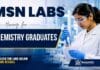 Chemistry Jobs Vacancy at MSN Labs | Executive Procurement Role Chemistry Jobs Vacancy at MSN Labs for Executive and Senior Executive Procurement roles in Hyderabad