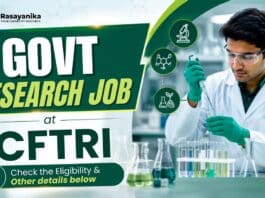 CSIR CFTRI Recruitment: Project Associate Job
