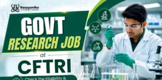 CSIR CFTRI Hiring Chemistry Graduates | Govt Research Jobs CSIR CFTRI Recruitment: Project Associate Job
