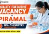 Piramal Hiring Chemistry Graduates | Quality Control Executive Role MSc Chemistry Job at Piramal | Quality Control Executive