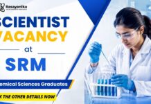 Freshers Scientist Job at SRM | Chemistry Graduates Apply Now