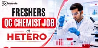 Freshers Job at Hetero | Quality Control Chemist Role Freshers Quality Control Chemist Jobs at Hetero | Apply Now