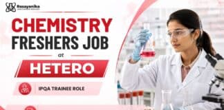 MSc Chemistry Freshers Job at Hetero Plasma Sciences | IPQA Trainee Jobs
