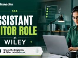 PhD Chemistry Jobs at Wiley in Pune | Assistant Editor Role