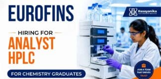 Analyst Job at Eurofins Careers | HPLC Analyst Job in Bengaluru for Chemistry Professionals