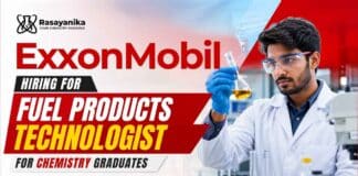 Chemistry Jobs at ExxonMobil Careers | Fuel Products Technologist Recruitment in Bengaluru