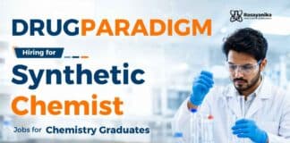 Drugparadigm Careers is hiring for a Synthetic Chemist Job in Hyderabad. Apply now and explore exciting Chemistry Jobs in pharmaceutical research.