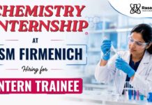 Chemistry Internship at DSM Firmenich | Intern Trainee Role DSM Firmenich announces Chemistry Internship opportunities through Intern Trainee Jobs for fresh M.Sc. Chemistry candidates.