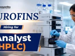 Analytical Chemistry Jobs at Eurofins. Apply for HPLC Analyst Jobs in Bengaluru with advanced laboratory and food testing expertise.