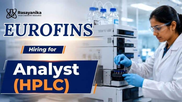 Analytical Chemistry Jobs at Eurofins. Apply for HPLC Analyst Jobs in Bengaluru with advanced laboratory and food testing expertise. Analytical Chemistry Jobs at Eurofins. Apply for HPLC Analyst Jobs in Bengaluru with advanced laboratory and food testing expertise.