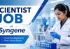 Syngene Hiring Specialist Scientist Role | MSc Chemistry Job MSc Chemistry Job at Syngene | Specialist Scientist