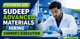 Chemist Jobs at Sudeep Advanced Materials | Apply Now for R&D Jobs Chemist Jobs in battery materials featuring R&D Jobs and advanced Chemistry Jobs at Sudeep Advanced Materials