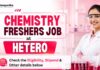 MSc Chemistry Freshers Job at Hetero | Analytical Role