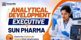 MSc Chemistry Job at Sun Pharmaceutical | Executive Roles