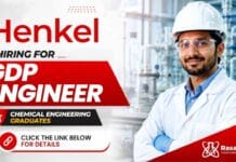 GDP Engineer Jobs at Henkel | Chemical Engineering Jobs in Pune Henkel Careers Hiring GDP Engineer – Product Development | GDP Engineer Jobs | Pune