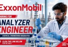 Chemical Engineering Jobs at ExxonMobil Careers for Analyzer Engineer in Bengaluru