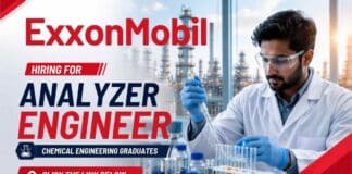 Chemical Engineering Jobs at ExxonMobil | Analyzer Engineer Opportunity Chemical Engineering Jobs at ExxonMobil Careers for Analyzer Engineer in Bengaluru