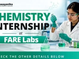Chemistry Internship at FARE Labs | Analytical Chemistry Job