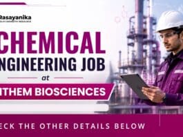  Chemical Engineering Jobs at Anthem Biosciences | Walk-In Drive