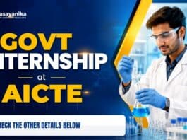Chemical Engineering Internship | AICTE Recruitment