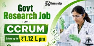 Earn Up to ₹1.12 L in Govt Research Jobs at CCRUM Under Ministry of AYUSH | Apply Now Govt Research Jobs at CCRUM Under Ministry of AYUSH