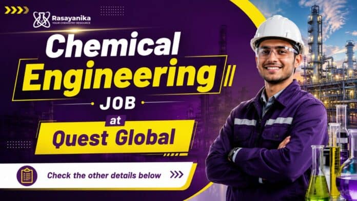 Chemical Engineering Job at Quest Global | Lead Process Designer Chemical Engineering Job at Quest Global | Lead Process Designer