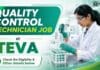 Teva Hiring Quality Control Technician Job | Chemistry Jobs Quality Control Technician Job at Teva | MSc Chemistry Jobs