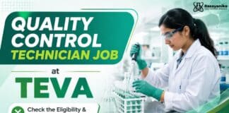 Quality Control Technician Job at Teva | MSc Chemistry Jobs