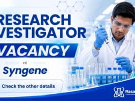 Syngene Careers announces Research Investigator Jobs in Bangalore for Senior Research Investigator / Principal Investigator roles.