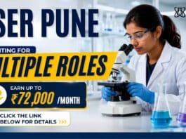 Research Jobs at IISER Pune. JRF and Post-Doctoral Fellow vacancies for Chemistry candidates. Apply before 23 July 2026.