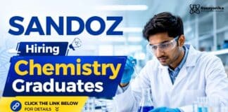 Sandoz Careers is hiring for Associate Manager Jobs. Apply now for Chemistry Jobs in API regulatory, quality, and technical operations.