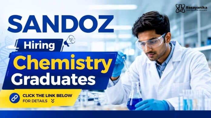 Sandoz Careers is hiring for Associate Manager Jobs. Apply now for Chemistry Jobs in API regulatory, quality, and technical operations. Sandoz Careers is hiring for Associate Manager Jobs. Apply now for Chemistry Jobs in API regulatory, quality, and technical operations.