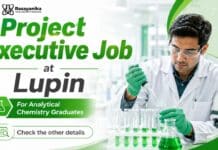 Lupin Hiring for Executive Role | MSc Chemistry Job MSc Chemistry Jobs at Lupin | Executive Job