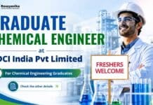 Frehsers Job at GDCI | Graduate Chemical Engineer Role Freshers Chemical Engineering Job at GDCI | Apply Now