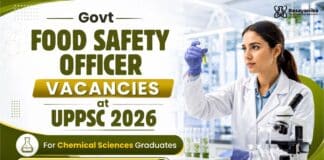Govt Food Safety Officer Vacancies at UPPSC 2026