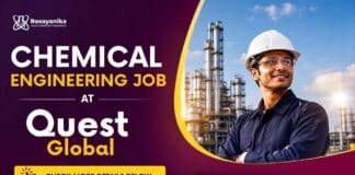 Process Engineer opportunity at Quest Global Careers in Bengaluru for Chemical Engineering professionals
