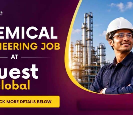 Process Engineer opportunity at Quest Global Careers in Bengaluru for Chemical Engineering professionals