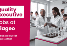 Diageo Hiring Chemistry Graduates | Apply for Quality Assurance Roles Explore Quality Assurance Jobs in India with Diageo as a Senior Executive, MSc and BSc Chemistry Candidates Apply to Build your Career.